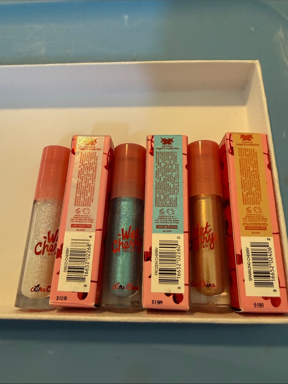 Lime Crime Wet Cherry Ultra-Gloss Lip Gloss Bundle - Picture 9 of 9